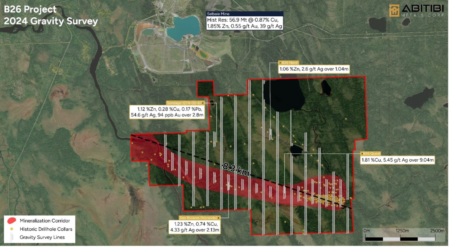 Abitibi Metals Completes B26 Gravity Survey – Abitibi Metals